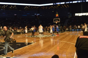 begining game Sixers vs Nets