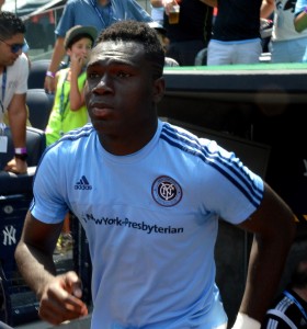 Kwadwo Poku scored his first-career Major League Soccer brace as New York City FC , credit nbamak