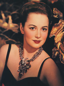 1940: The movie actress OLIVIA DE HAVILLAND ( born in Tokyo , Japan 1916 ) in a publicity still - credit foto