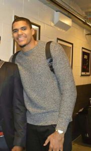 Tobias Harris backstage Brooklyn Nets, season 13-14/credit by nbamak