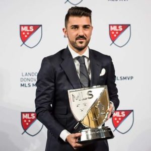 David Villa receive MLS MVP of 2016 /getty images