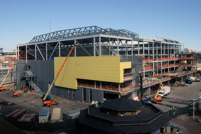 Louis Armstrong Stadium construction