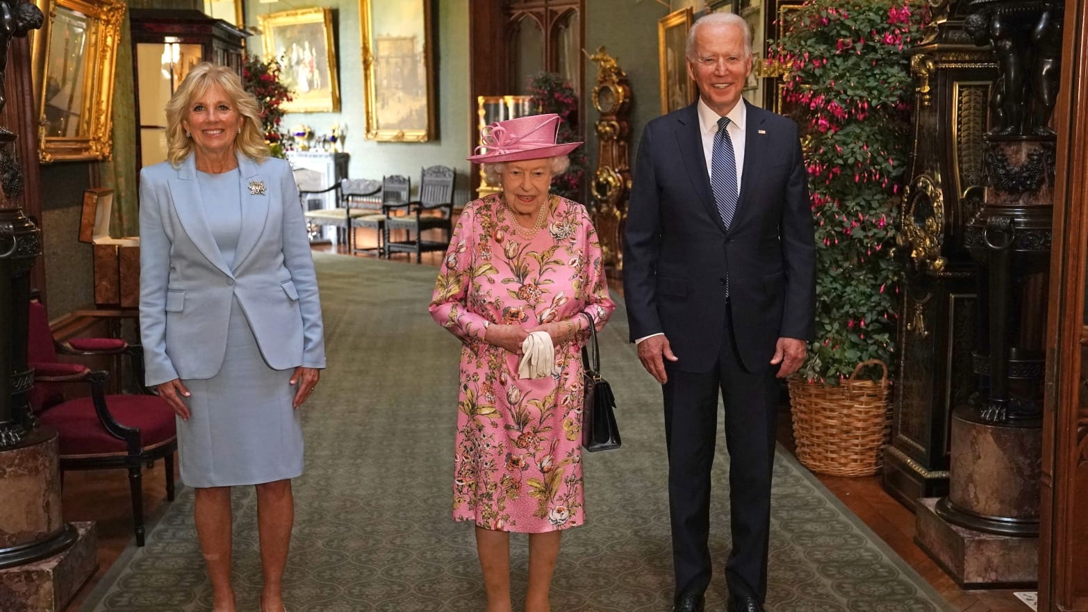 Queen Elizabeth II Joe Biden