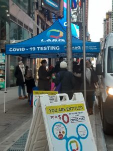 Covid test before Christmas