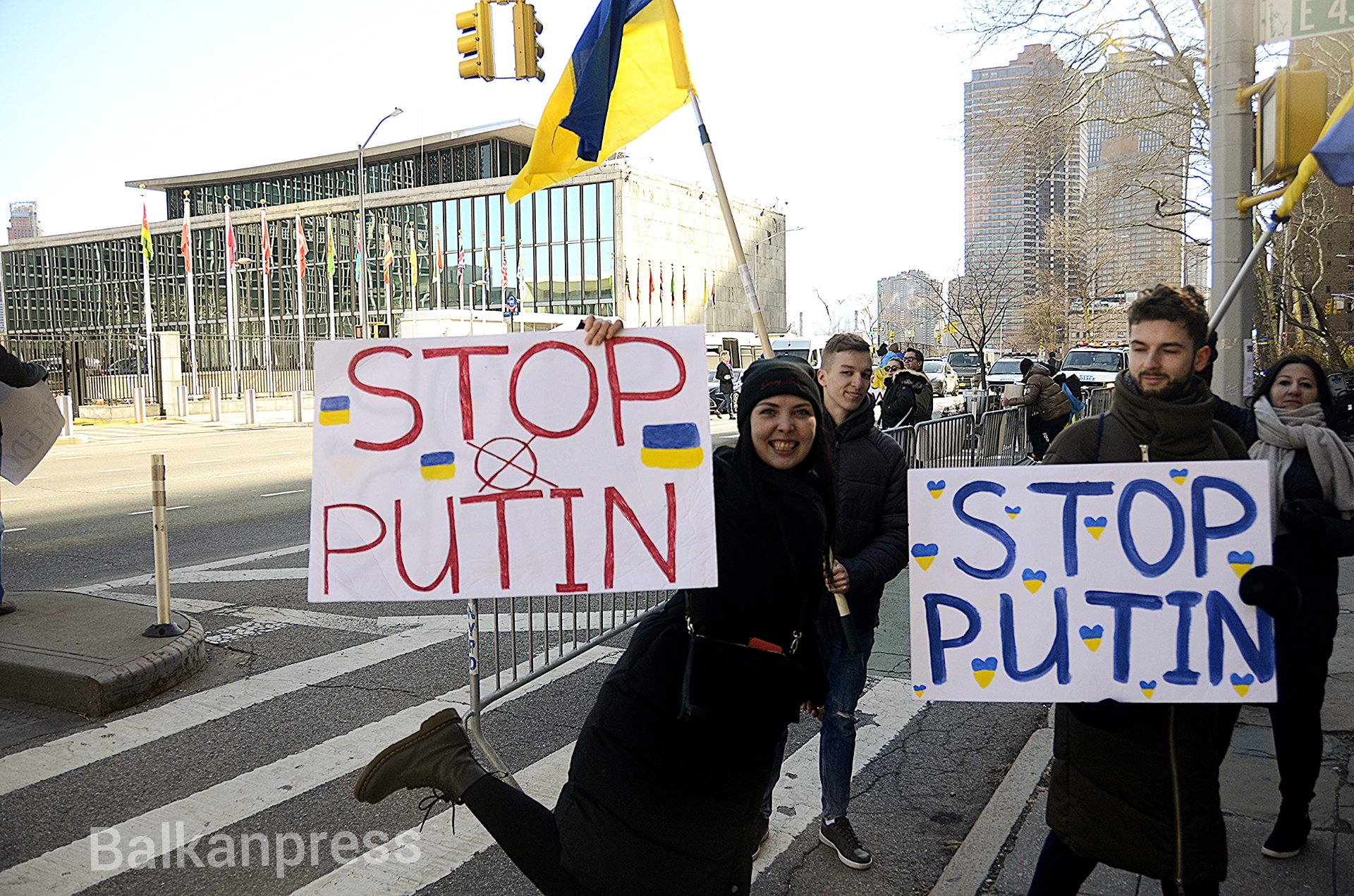 Ukranian protesters