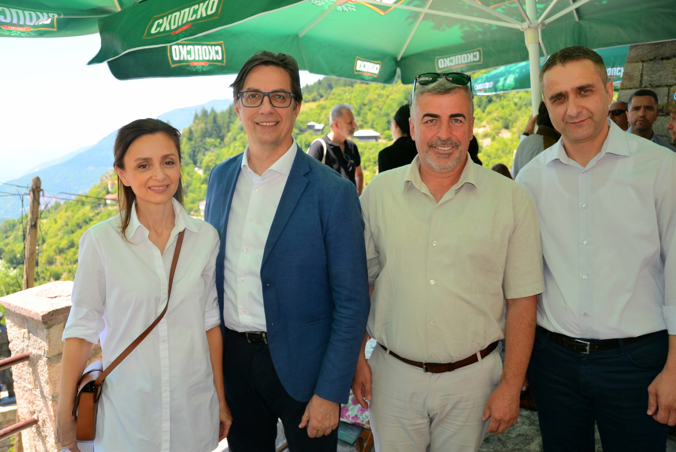 Macedonian President Stevo Pendarovski at Galichnik Wedding 2022. Foto credit Ita balkanpress 