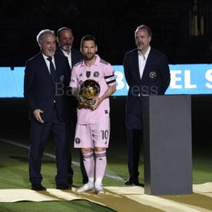Inter Miami took on New York City FC on Friday night in a friendly match branded 'Noche d'Or. Foto credit balkanpress