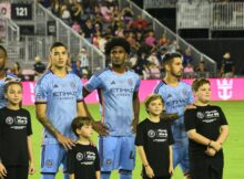 NYCFC line up vs. Inter Miami, FLL. Foto credit balkanpress