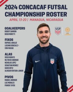 Six Members of 2021 FIFA Futsal World Cup Squad Headline Roster as USA Aims to Qualify for Second-Straight World Cup