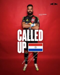 New York Red Bulls Goalkeeper Carlos Coronel Selected to Paraguay National Team Roster for June Friendlies 
