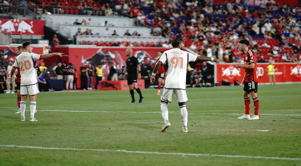 Red Bulls Saturday night’s 3-1 victory over FC Cincinnati. Foto credit Melinda Moraless for BalkanPress