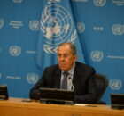 Russian Foreign Minister Sergey Lavrov at UNGA 79 on Saturday 28, 2024. Foto credit BalkanPress