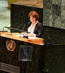 Gordana Siljanovska-Davkova at the UNGA-79