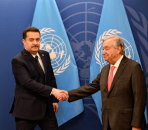 Prime Minister Iraqi Mohamed al-Sudani. Foto credit BalkanPress