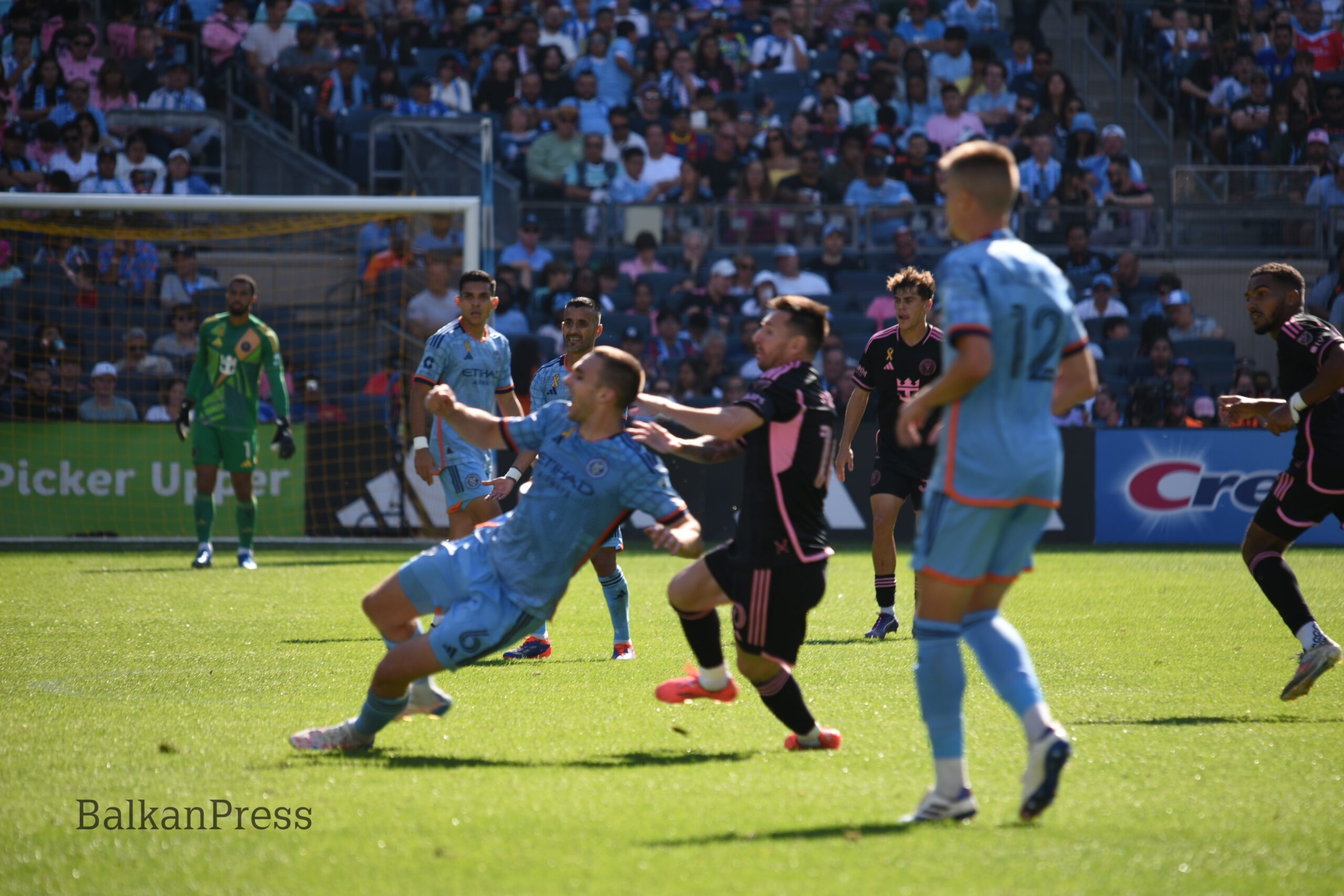 NYCFC vs Inter Miami CF at Bronx NY. Foto credit BalkanPress