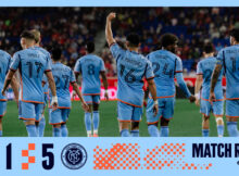 New York City FC traveled across the river for the Hudson River Derby on Saturday night.