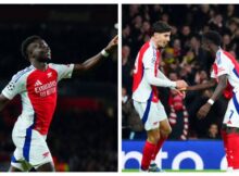 Arsenal earned three points at home against Monaco in the UEFA Champions League