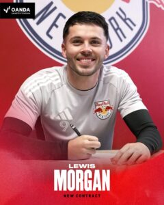 New York Red Bulls Sign Scotland International Lewis Morgan to New MLS Contract