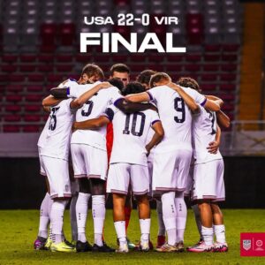 U.S. UNDER-17 MEN’S NATIONAL TEAM DOMINATES U.S. VIRGIN ISLANDS 22-0 TO KICK OFF 2025 CONCACAF U-17 QUALIFIERS