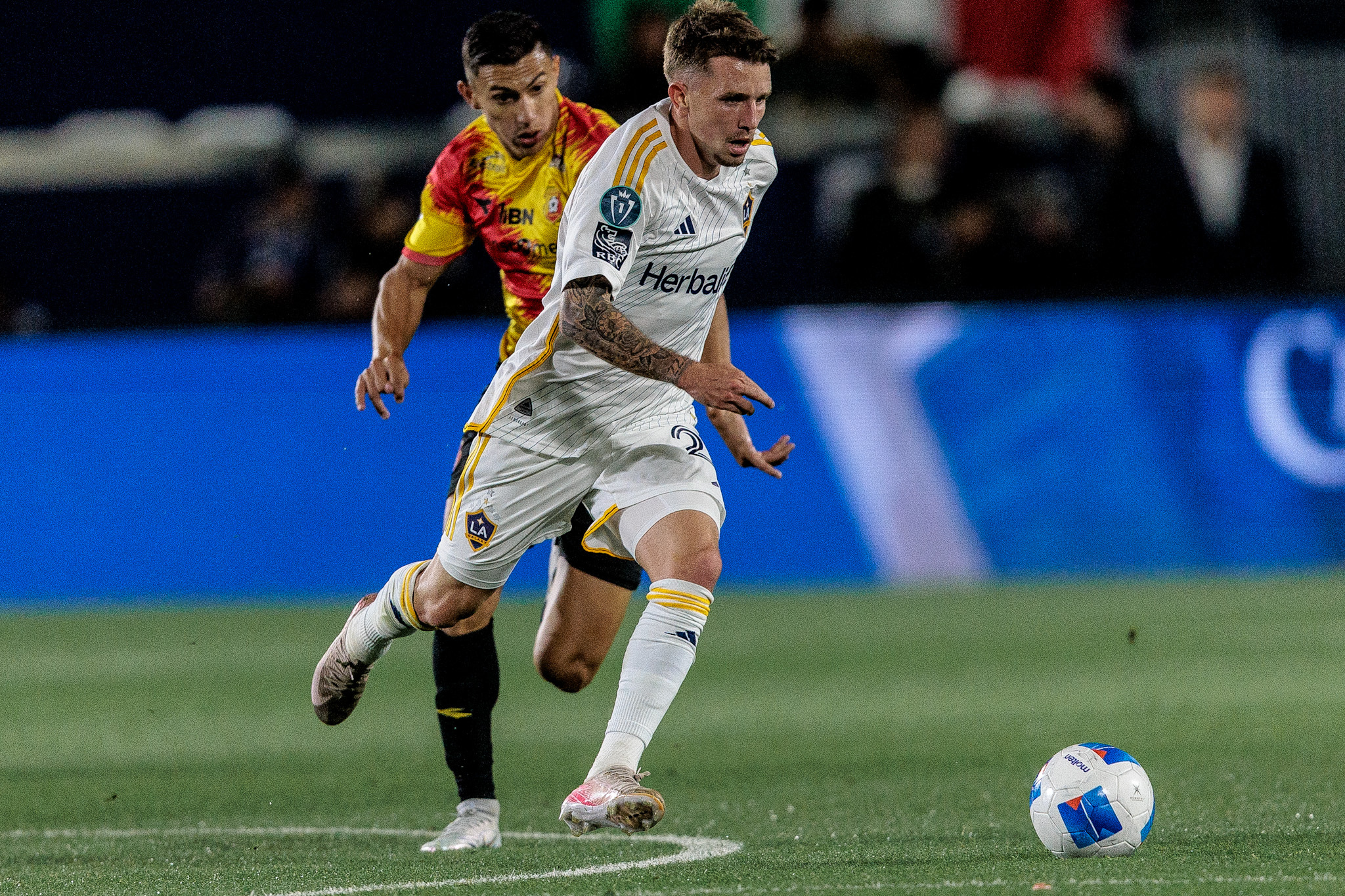 LA Galaxy Advance to 2025 Concacaf Champions Cup Following 4-1 Victory Against C.S. Herediano. Foto credit LA Galaxy media