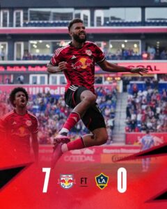 Rbny victory over LA Galaxy