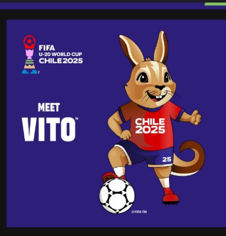 Vito the vizcacha bounces into action as the FIFA U-20 World Cup Chile 2025™ Official Mascot