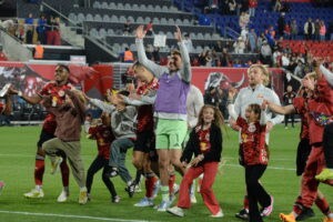 RBNY celebrate victory over Atlanta United. Foto credit: Ita|BalkanPress