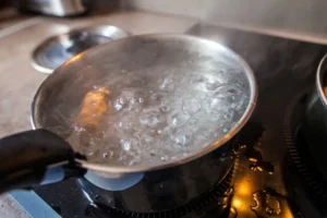Boiled water