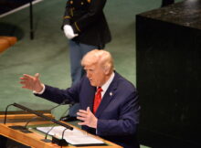 President Donald Trump's at the UNGA 80