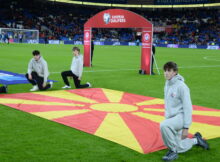 WALES vs North Macedonia UEFA WQ. Photo by Ita/BalkanPress