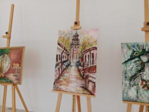 Prilep City of Macedonia canvas on oil, 2010. Art by ©TCARTIST 