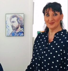 TC Artist’s tribute to legendary Italian football icon Andrea Pirlo, who was honored through a special artistic recognition during NYCFC Club. Foto credit courtesy by the Artist