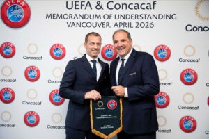 UEFA and Concacaf. Photo credit for editorial purposes 