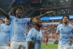8 Perea scored goal for NYCFC vs RBNY making 1-1 draw. Foto credit Ita© BalkanPress 