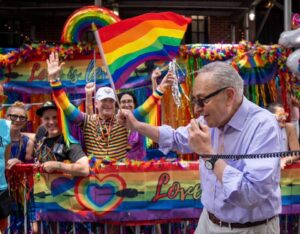 Schumacher at the 2026 NYC Pride © BalkanPress