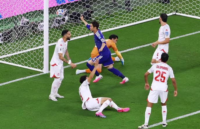 Japan vs Tunisia. Foto credit courtesy for Editorial purposes by Getty Images