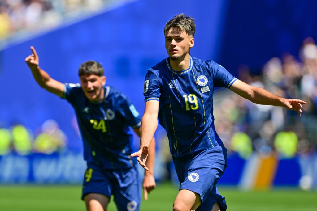 Bosnia defeated Quatar. Foto courtesy by FIFA (editorial pictures)