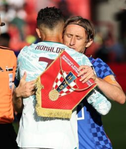 Ronaldo and Luka Modric
